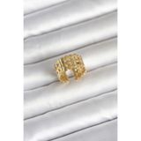 316L Çelik Gold Renk Hasır Model Kadın Yüzük ali39HTC7769de1b24dcab87b82c0c16d3