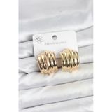 316L Çelik Gold Renk Vintage Model Kadın Küpe