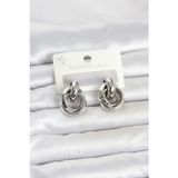 316L Çelik Gümüş Renk Halka Model Kadın Küpe TG27BKP11856