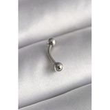316L Çelik Gümüş Renk Topçuk Model Piercing Eb-53-Vice/(1395) 1041