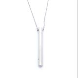 316L Çelik Oval Uzun Erkek Kolye 60 cm EKLY-107
