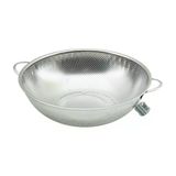 31Cm Metal Kulplu Çelik Sepet Süzgeç İnce Tel Ayaklı (5433)