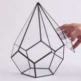 31X22X2CM Siyah Geometrik Teraryum Cam Fanus Takı Aksesuar Çikolata Kutusu - Beyaz - Gold - Çok Renkli