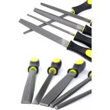 32 Cm Büyük Boy 5 Li Eğe Seti Üçken Kare Oval Set 1410