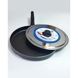 32 cm Teflon Kapaklı Balık ve Gözleme Tavası - Genel - Çok Renkli