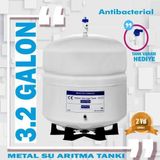 3,2 Galon Su Arıtma Cihazı Tankı (metal) 12 lt