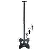 32 İnç Tv Led/Lcd/Plazma 70-90-110 Cm Dar Ağız 45 Derece Açılı Tavan Tv Askı Aparatı