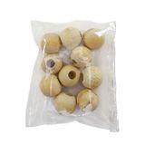32 Mm Ahşap Ham Boncuk - 10 Adet