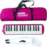 32 Tuşlu Melodika, Bez Çantalı, Pembe, Eğlenceli Müzik Oyunu - Ahşap - Bej - Seçenek 1