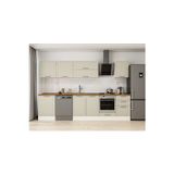 320X210 Cm Klasik Mebran Mutfak Dolabı Beyaz M-E90S60S50-2 Mebran | Kumtaşı - Suntalam
