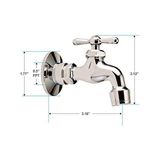 3210-161-CH-B-Z Duvara Monte Musluk Krom - standart