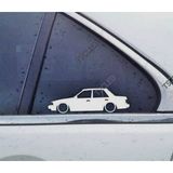 323 sedan Kelebek Cam Oto Sticker 2 Adet