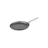 3234 - Tek Parça, Bio Granit, Ergonomik, Yapıştırmaz 24 cm Krep Tavası Gri Gövde, Platin Detay - --