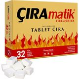 32'li Beyaz Tablet Çıra Tutuşturucu Mangal ve Şömine İçin İdeal Kullanım - 32 Adet
