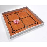 32x32cm Boyutlarında Ahşap 3 Taş 9 Taş Oyun Tahtası