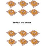 33 Metre Şeffaf Selefon Bant 12 Adet