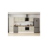 330X210 Cm Klasik Mebran Mutfak Dolabı Beyaz Beyaz Mb-E90B60S60-2 Mebran | Kumtaşı - Mdf