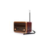 3315 Mini Taşınabilir Nostaljik Radyo Bluetooth Hoparlör Mp3 Çalar