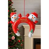 33×30 cm Kardan Adam Folyo Taç – Yılbaşı Folyo Balon Parti Aksesuarı