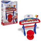 33740 Müzik Set 37Tuş Ayaklı Org Mikrofon Tabure Işıklı
