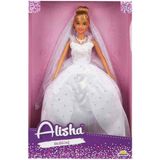 3381 Sun-Rst-Sıs-Gelinlikli Manken Bebek Alisha 29 cm - Sunman - Renkli