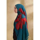 3382 Armanda İpek Modal Şal Ds 3 Velvet Bloom Desen