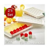 33'lü Küre Buz Kalıbı | Bpa Free (2) - Option-1 - 001-Renkli