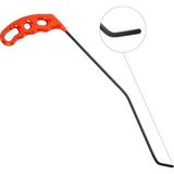 34 cm 5 mm Çap Sağlı Sollu Çift Kıvrımlı Sağ Boyasız Göçük Düzeltme Çubuğu - S7-03, Pdr Çubuk