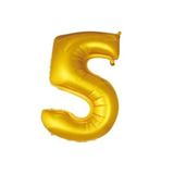 34 Inç Folyo Rakam Balon, GOLD5