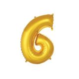 34 Inç Folyo Rakam Balon, GOLD6