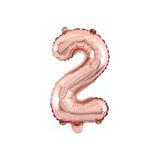 34 Inç Folyo Rakam Balon, ROSE2