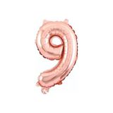 34 Inç Folyo Rakam Balon, ROSE9