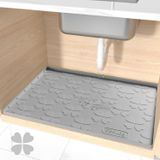34 "x 22" Dolap Koruyucu için Suya Dayanıklı Lavabo Altı, Mutfak ve Banyo için Silikon Lavabo Matı, Kolay Temizlenebilir Mutfak Dolabı Astar Lavabo Altında Sızıntılar için Damlama Tepsisi