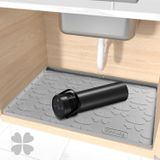 34 "x 22" Dolap Koruyucu için Suya Dayanıklı Lavabo Altı, Mutfak ve Banyo için Silikon Lavabo Matı, Kolay Temizlenebilir Mutfak Dolabı Astar Lavabo Altında Sızıntılar için Damlama Tepsisi