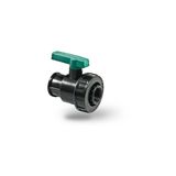 3/4" X 3/4" Yeşil Seri Dişi - Dişi Plastik (Pp) Küresel Vana (99322)