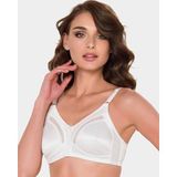 340 - Saten Toparlayıcı Sütyen Telsiz Süngersiz Minimizer - Ekru, 90 B