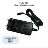 34,2V 0,6A Beko Arçelik Dikey Süpürge Şarjı Aleti, Adaptör Sd5061-Sd6061
