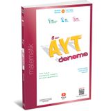 345 Ayt Matematik 8li Deneme, Üç Dört Beş Yayınları 2025 Güncel Basım