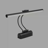 35 Cm Elektrikli 4000K Soft Beyaz Enerji Tasarruflu Flüt Led Aplik Banyo Tablo Çalışma Masası Duvar Sanat Eseri Ayna Dekoratif Ve Modern Aydınlatma Gümüş (Krom) Renk (Antirasit)