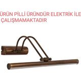 35 cm Eskitme Pilli Aplik Ayna Üstü ve Tablo Aydınlatması - 6500K - Beyaz