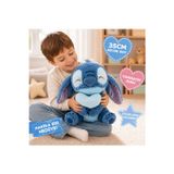 35 CM Kalpli Stitch Peluş Oyuncak Sevimli Yumuşacık Büyük Boy Hediye ve Koleksiyonluk MAVİ