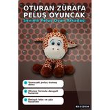 35 Cm Oturan Zürafa Peluş Oyuncak - Yumuşak Dolgulu, Bebek Ve Çocuk Odası İçin Bx-313538