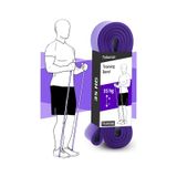 35 Kg Direnç Bandı Kas Geliştirme Lastiği Fitness Pilates Cross Training Bant Mor - Extra Sert Mor