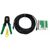 35 Metre Iç Mekan Ev Ofis Modem Pc Için Internet Kablosu Cat 6 Kalın Sağlam+Çakma Sıkma Pensesi