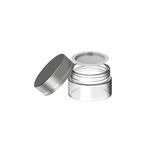 35 ml Boş Şeffaf Cam Seyahat Krem ve Organizer Kavanozu Kozmetik Şişesi