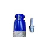 35 Mm Granit Mermer Seramik Delme Panç Spiral Ve Matkap Aparatlı M14 35 Mm Granittr