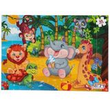 35 Parça Puzzle: Hayvanlar