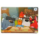 35 Parça Puzzle: Kucho Kuzenler Masa Oyunu Oynuyor