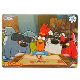 35 Parça Puzzle: Kucho Kuzenler Masa Oyunu Oynuyor