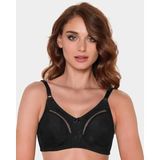 350 - Cherry Toparlayıcı Sütyen Telsiz Süngersiz Minimizer - Siyah, 80 B